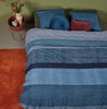 BERLIN GREEN STRIPES MODERN DUVET COVER