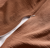 HOUSSE DE COUETTE MARRON MUSLIN