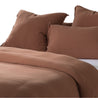 HOUSSE DE COUETTE MARRON MUSLIN