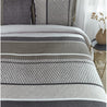 HOUSSE DE COUETTE GRISE ET TAUPE JASMIN