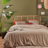 COFFEE TAUPE CORDUROY DUVET COVER