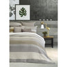 ETHAN MODERN GRAY AND TAUPE PIQUE DUVET COVER