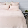 HOUSSE DE COUETTE EN LIN ROSE BLUSH LINEN