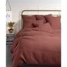 TERRACOTTA LINEN LINEN DUVET COVER