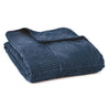 MOUMOU BLUE CORDUROY THROW