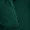 DARK GREEN ORGANIC COTTON DUVET COVER