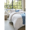 WHITE ORGANIC COTTON DUVET COVER