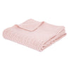 BABA PALE PINK KNITTED THROW 