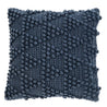 NAVY BUBBLE KNITTED EUROPEAN PILLOW